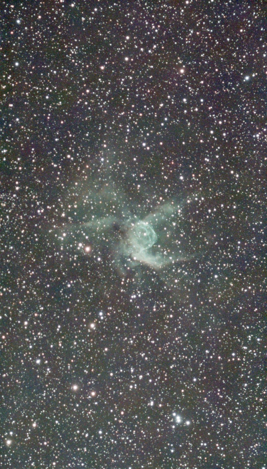 after cosmetic correction in this recorded run
